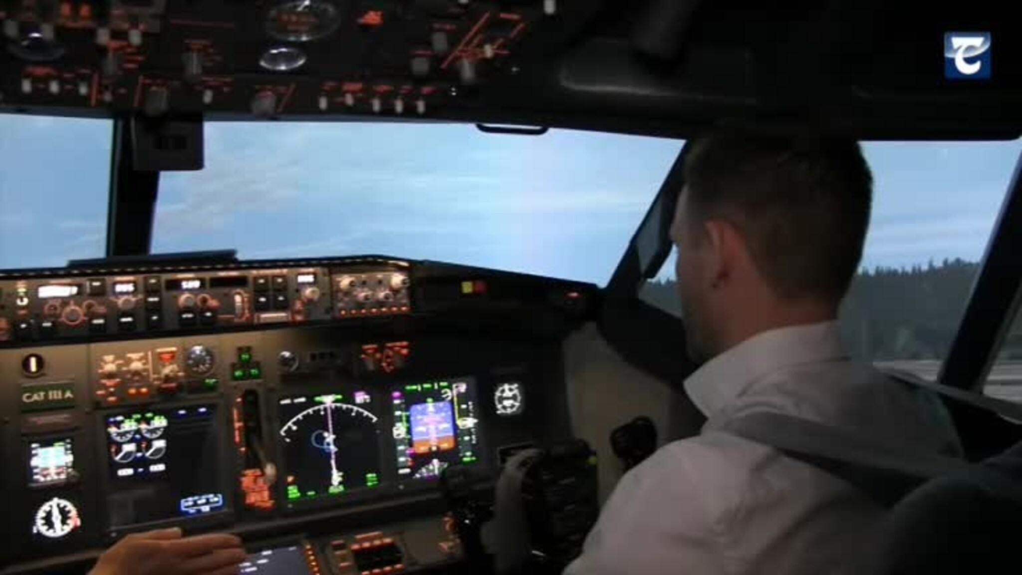 Vi ble med på testtur i universitetets nye flysimulator