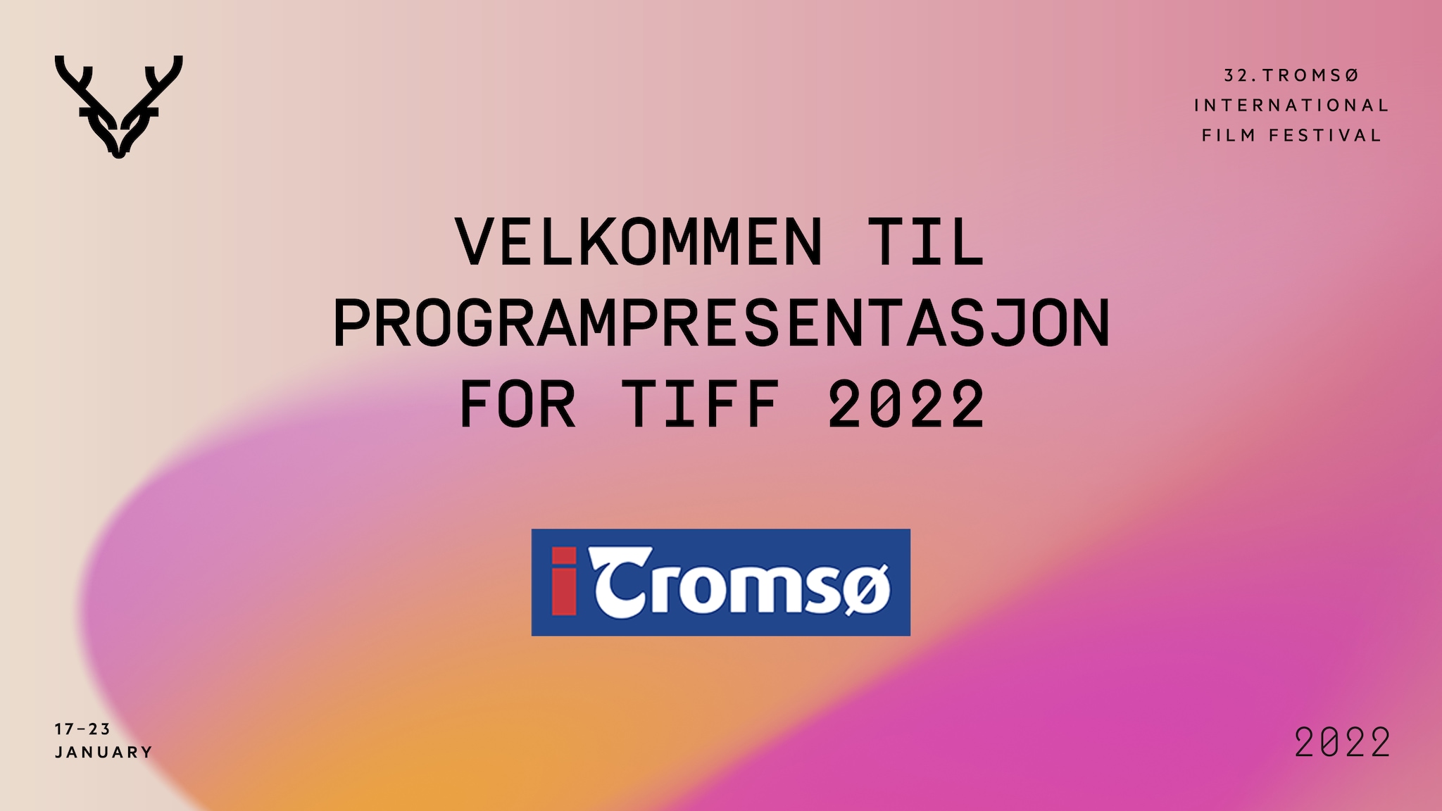 TIFF 2022 programpresentasjon