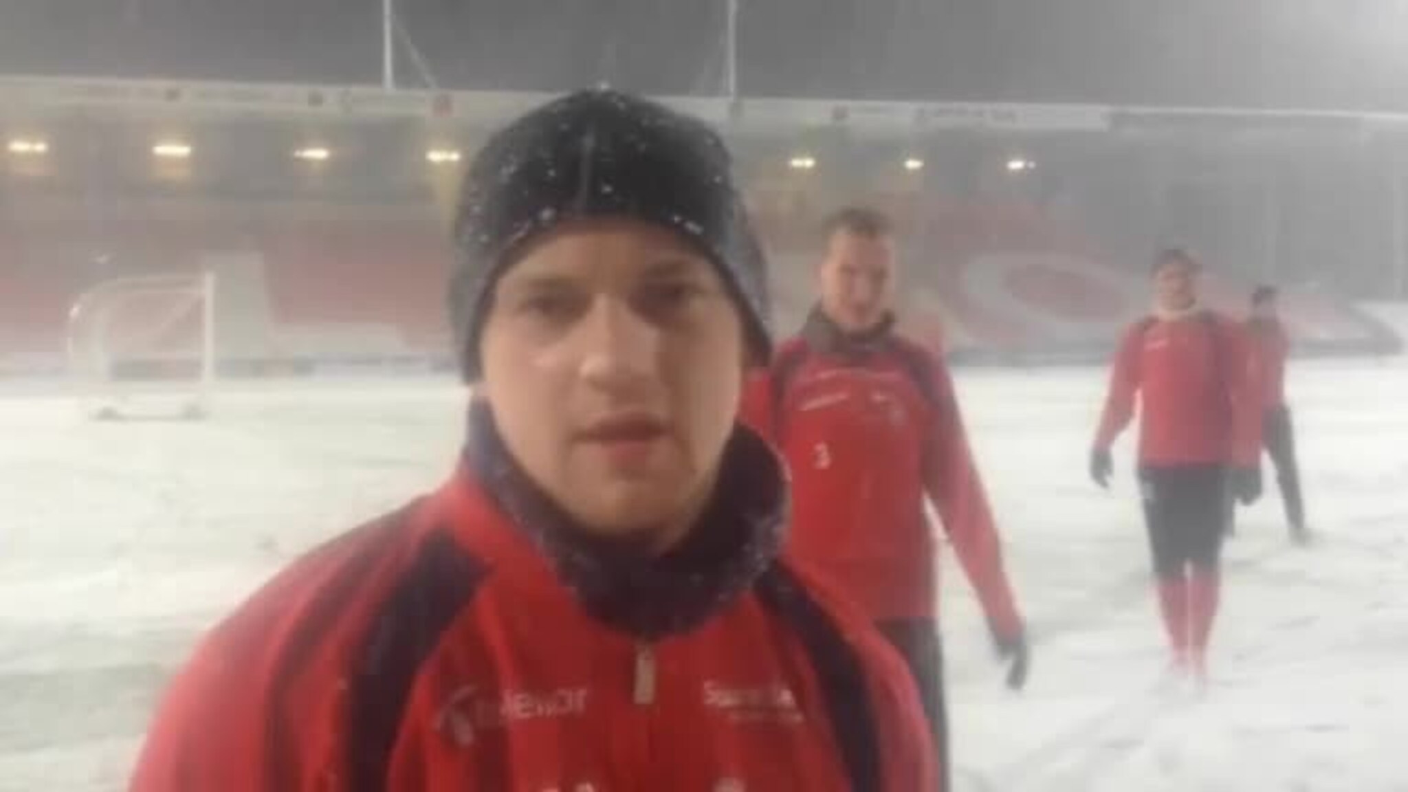 Hans Norbye før Tottenham-kampen