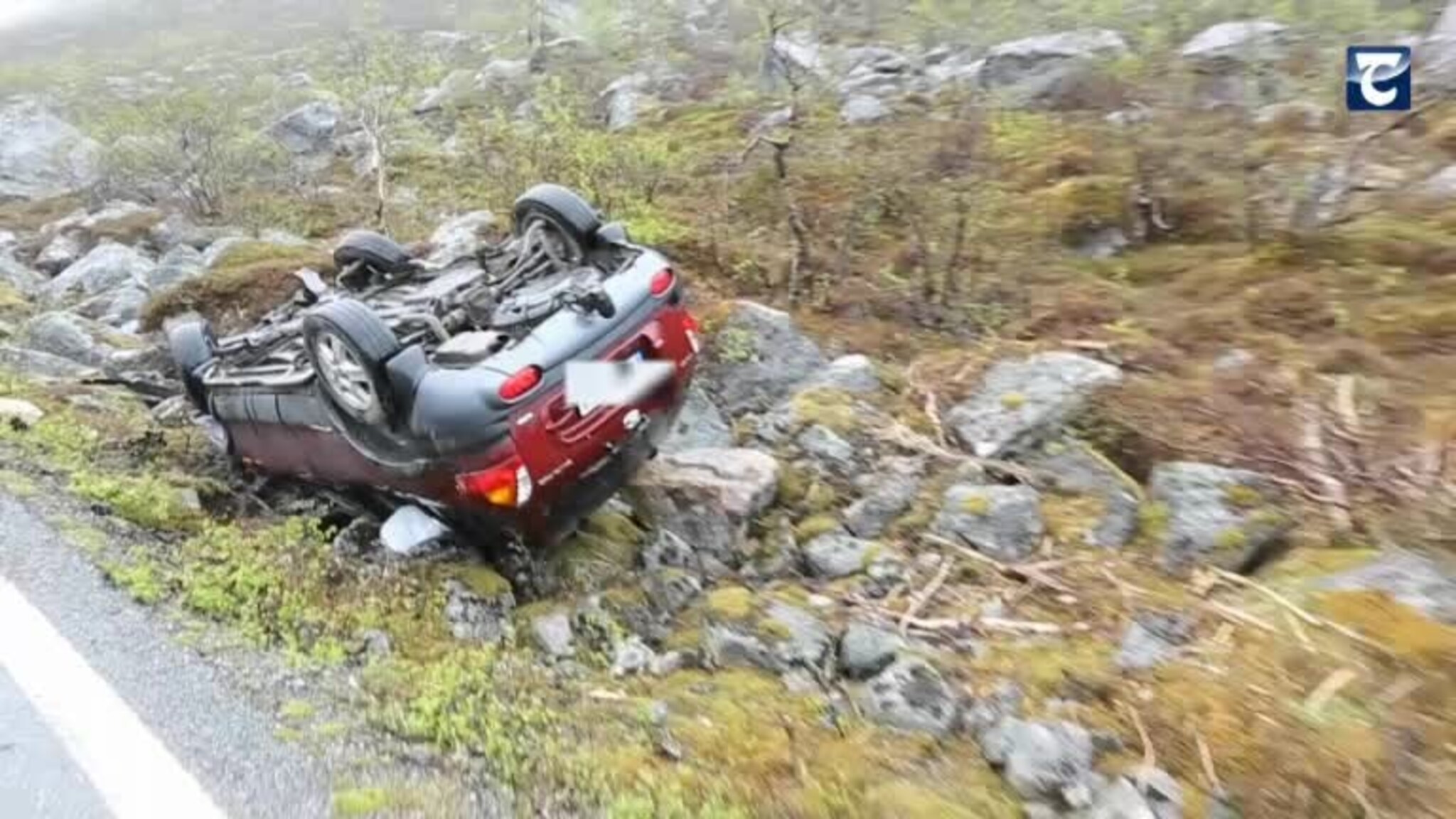 Alvorlig skadd etter trafikkulykke