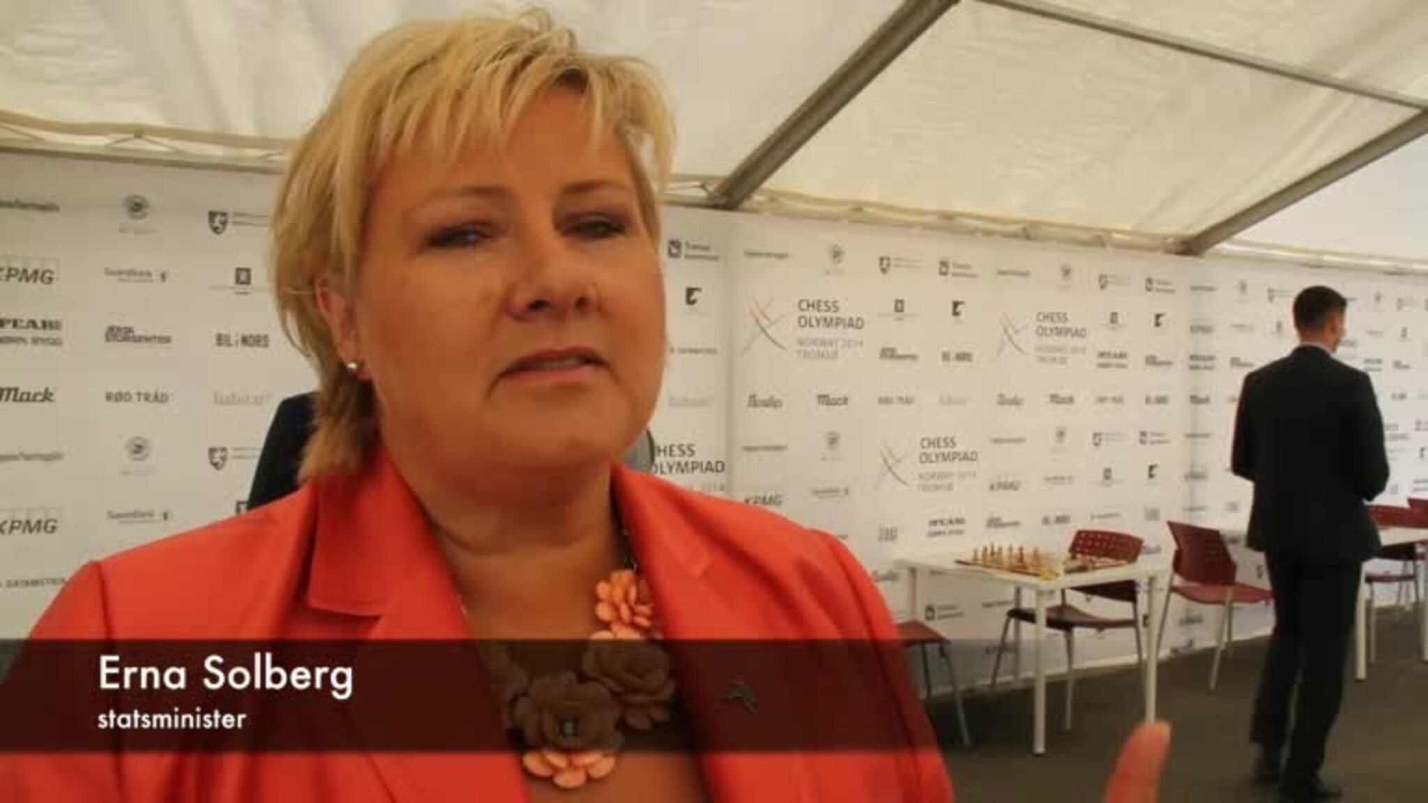 Erna besøkte sjakk-OL