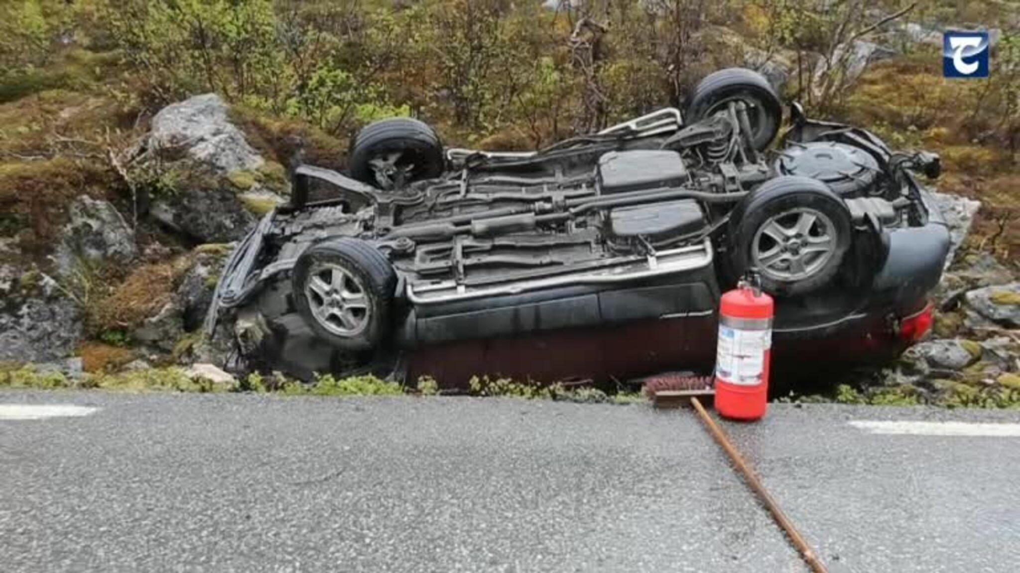 Måtte skjæres ut av vraket