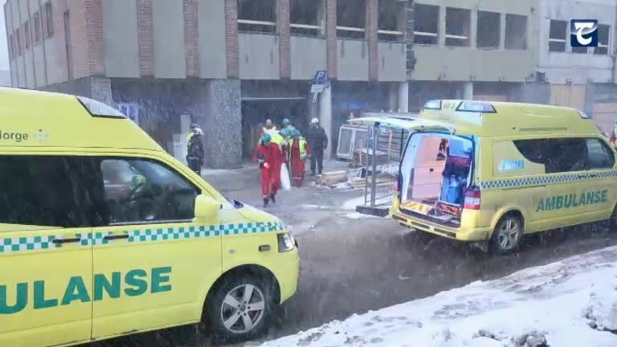 Fallulykke på gamle brannstasjonen