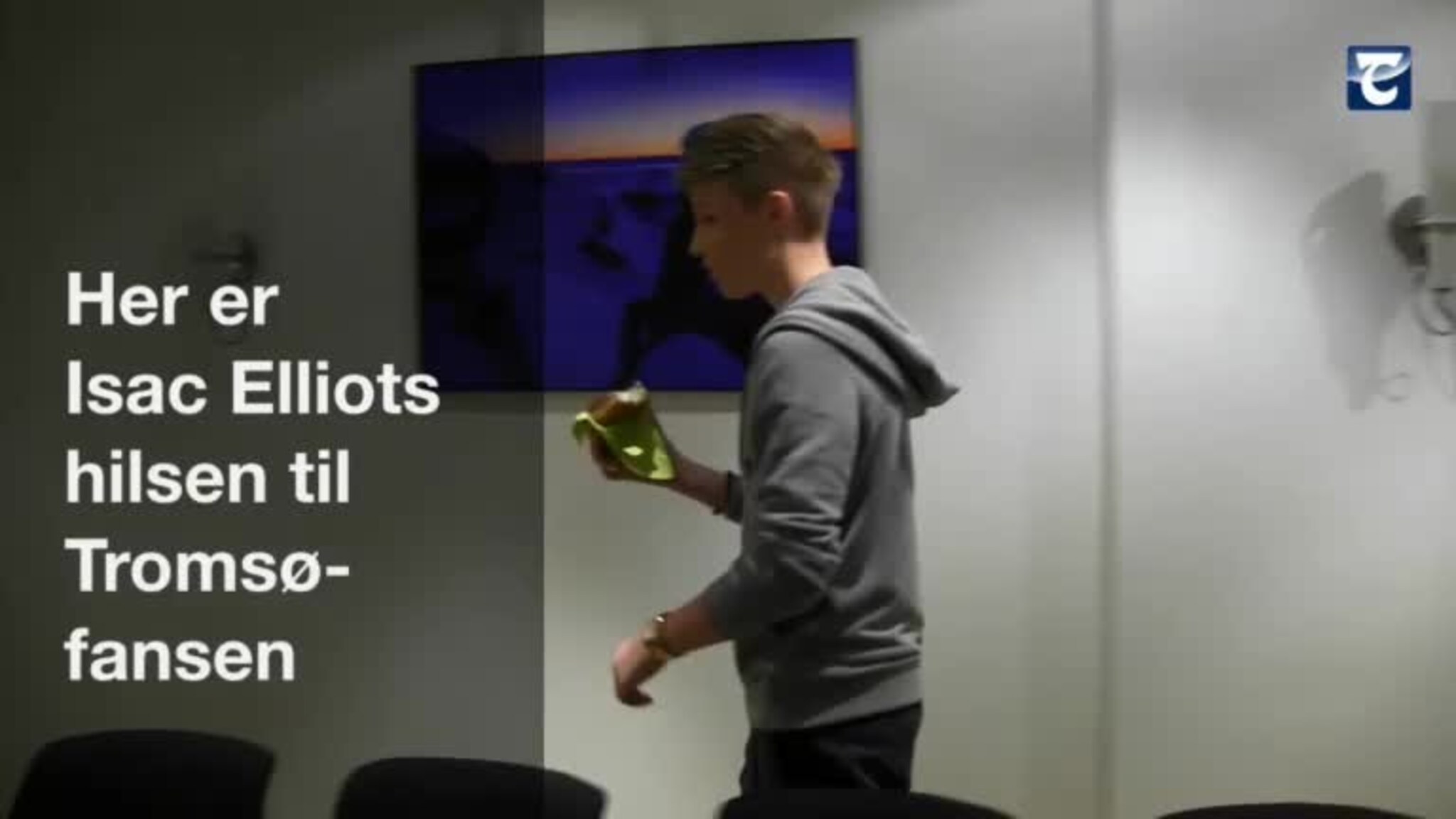 Her er Isac Elliots hilsen til Tromsø-fansen