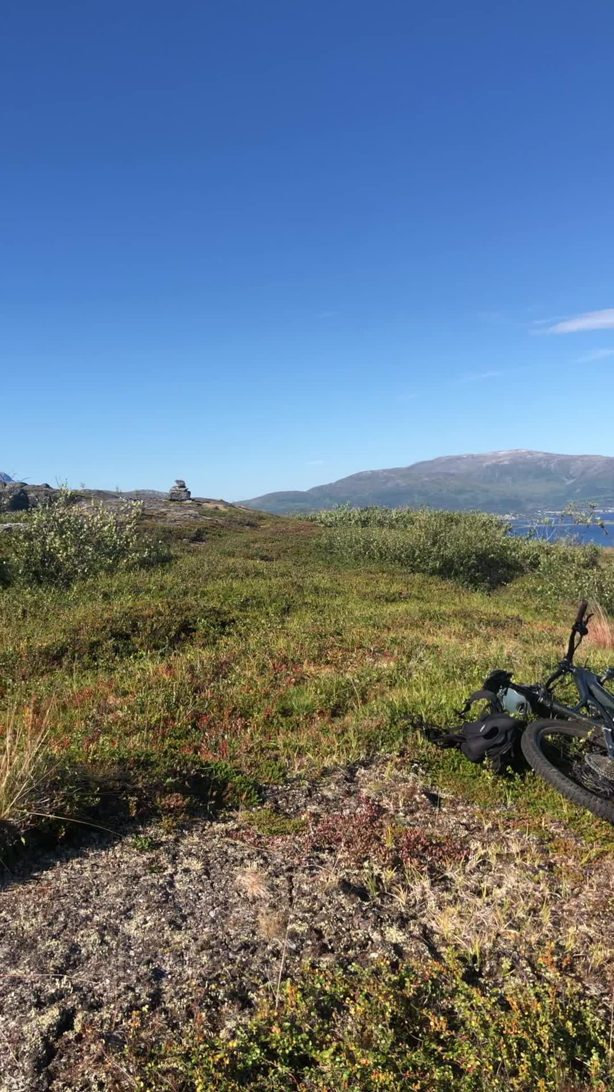 Etterslukning, brann Kvaløya: Foto: Tove Sørensen