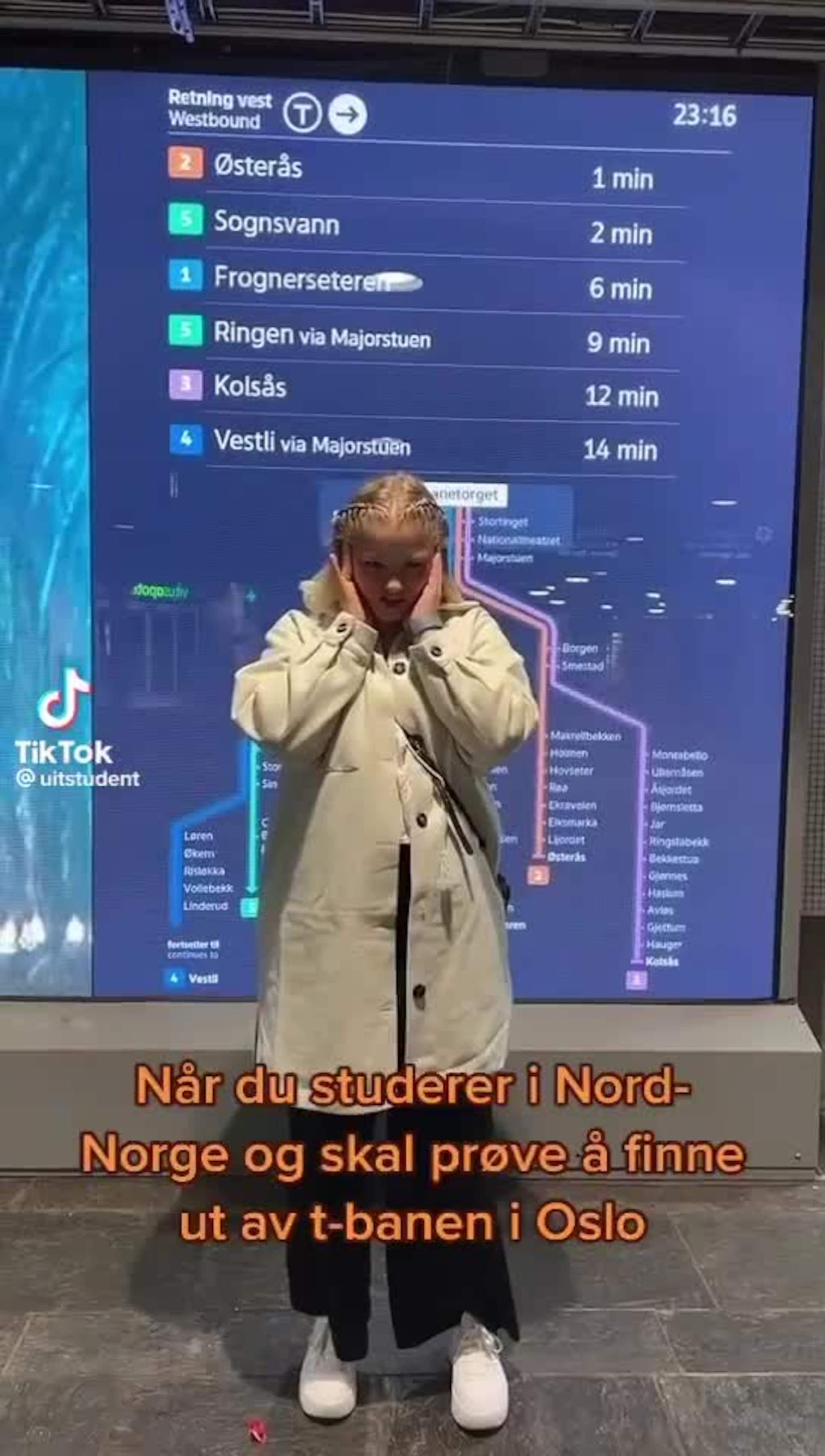 Studentambassadører for UiT bruker TikTok for å dele hverdagen