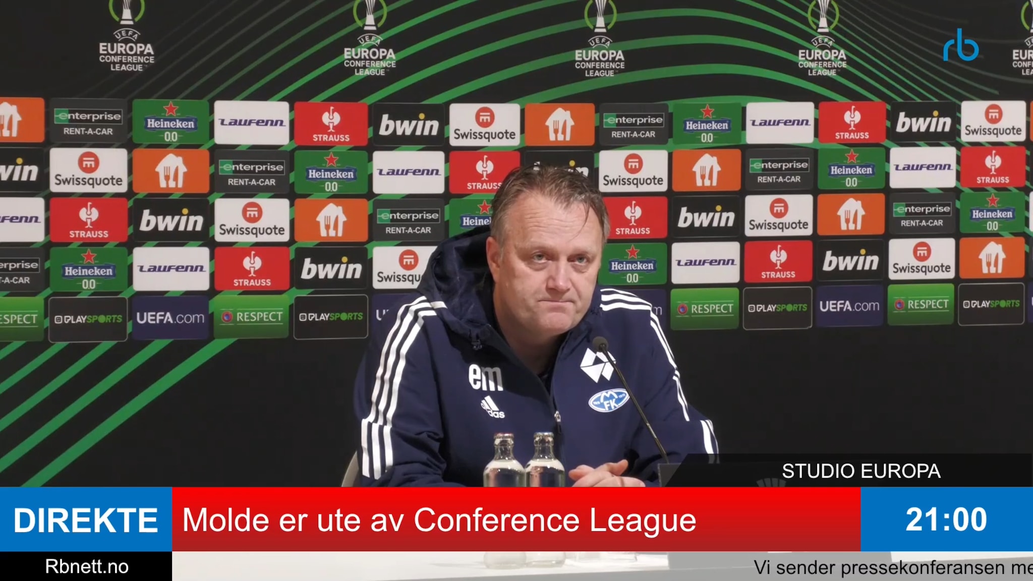 Erling Moe etter tapet mot Gent