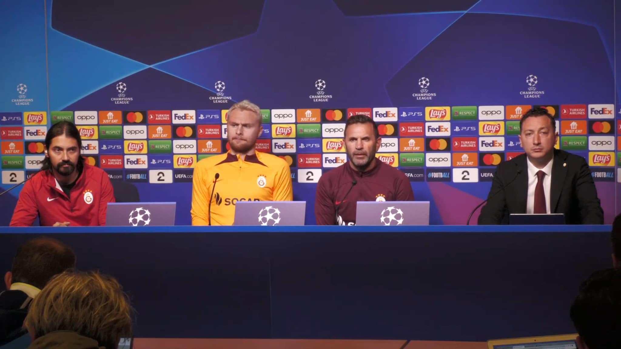 Galatasarays pressekonferanse i Molde