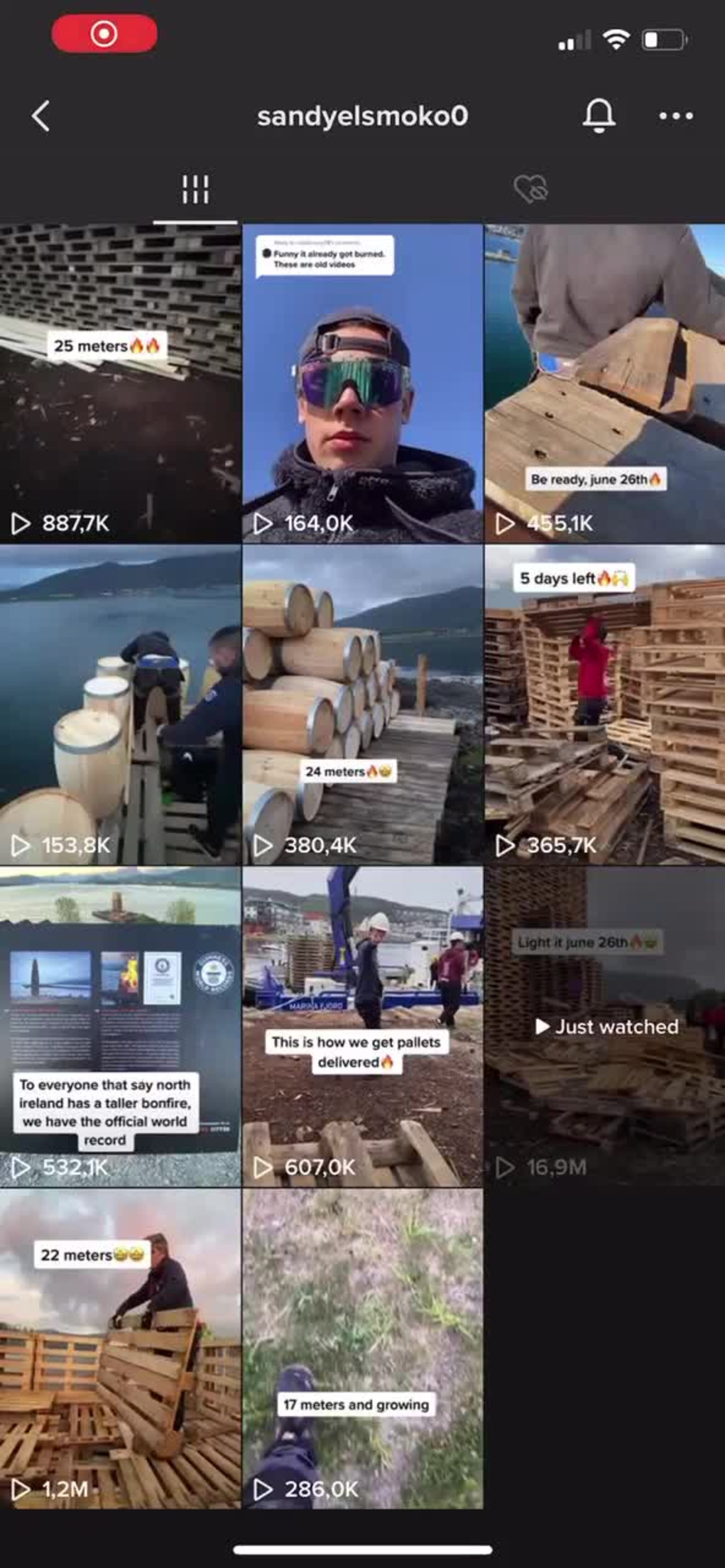 Bålgjengen gjør det stort på TikTok