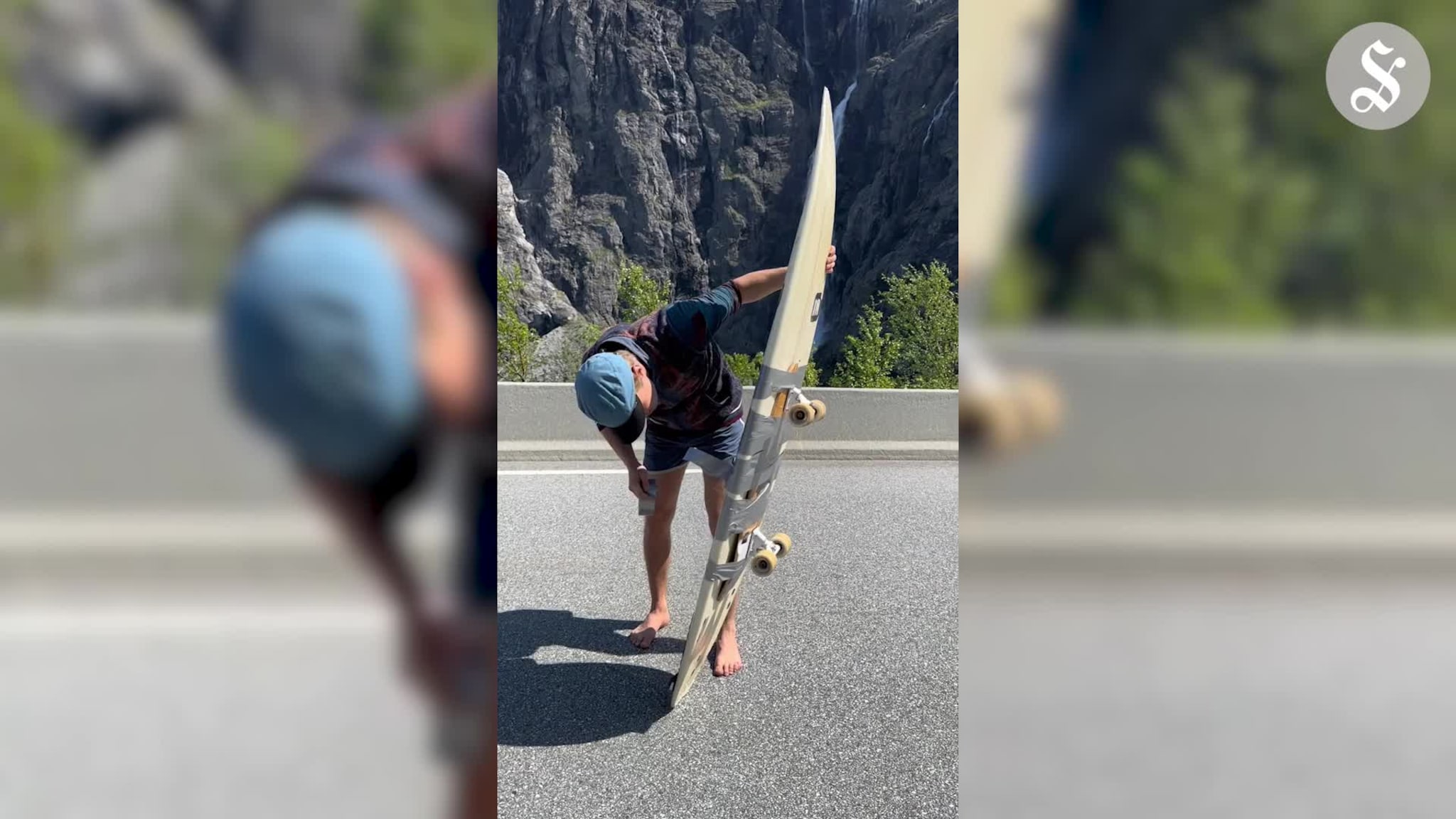 Surfer ned Trollstigen