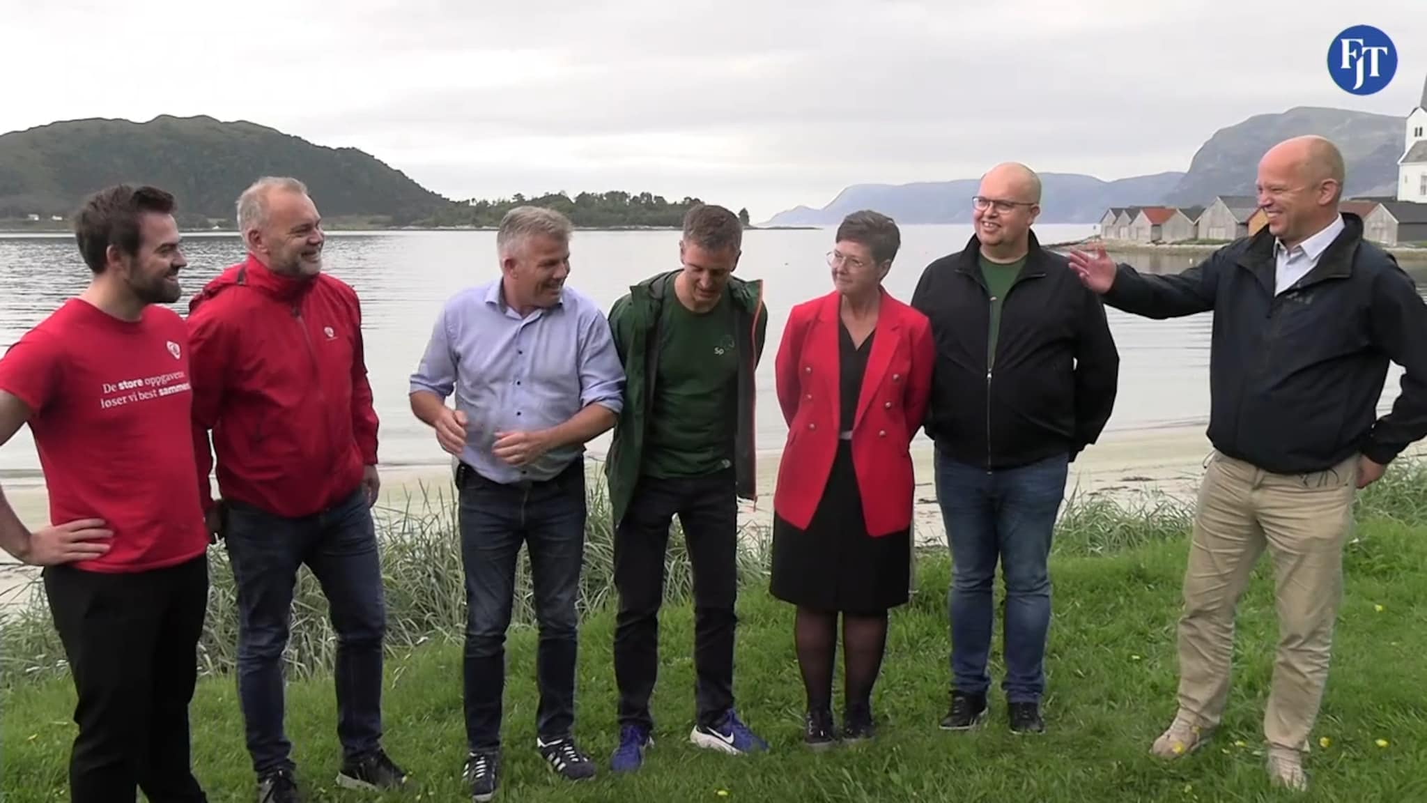 Pressekonferanse direkte frå Seljesanden