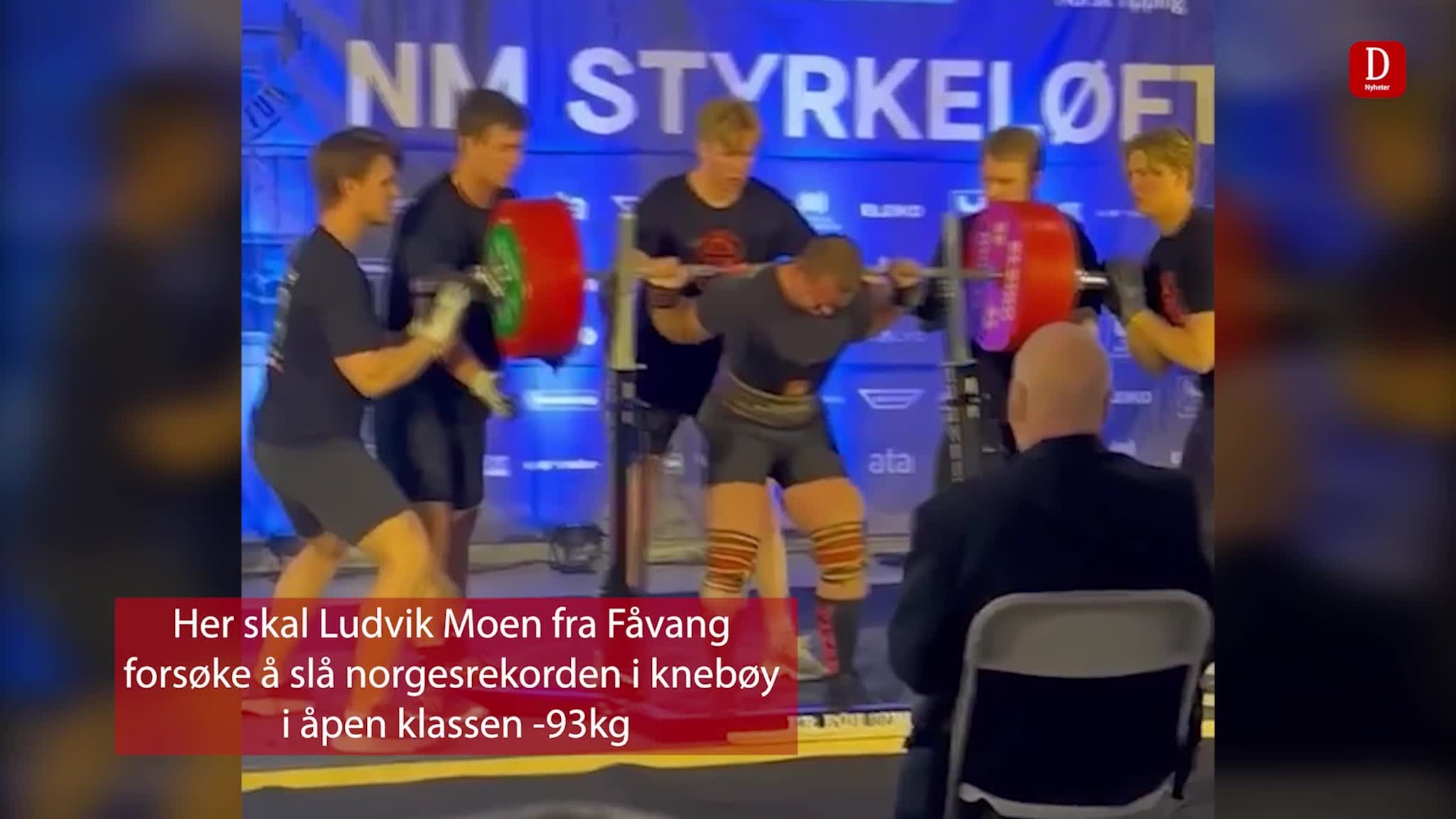 Her setter Ludvik norsk rekord i knebøy