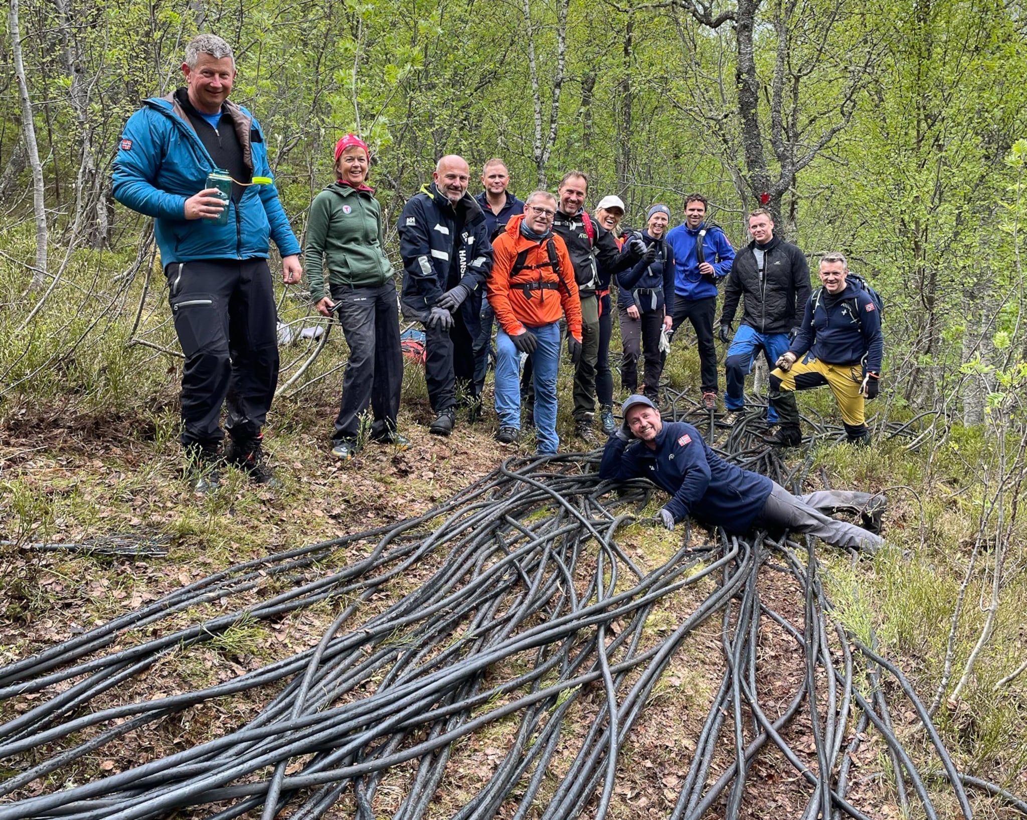 Kabelrydning i Tafjordfjella