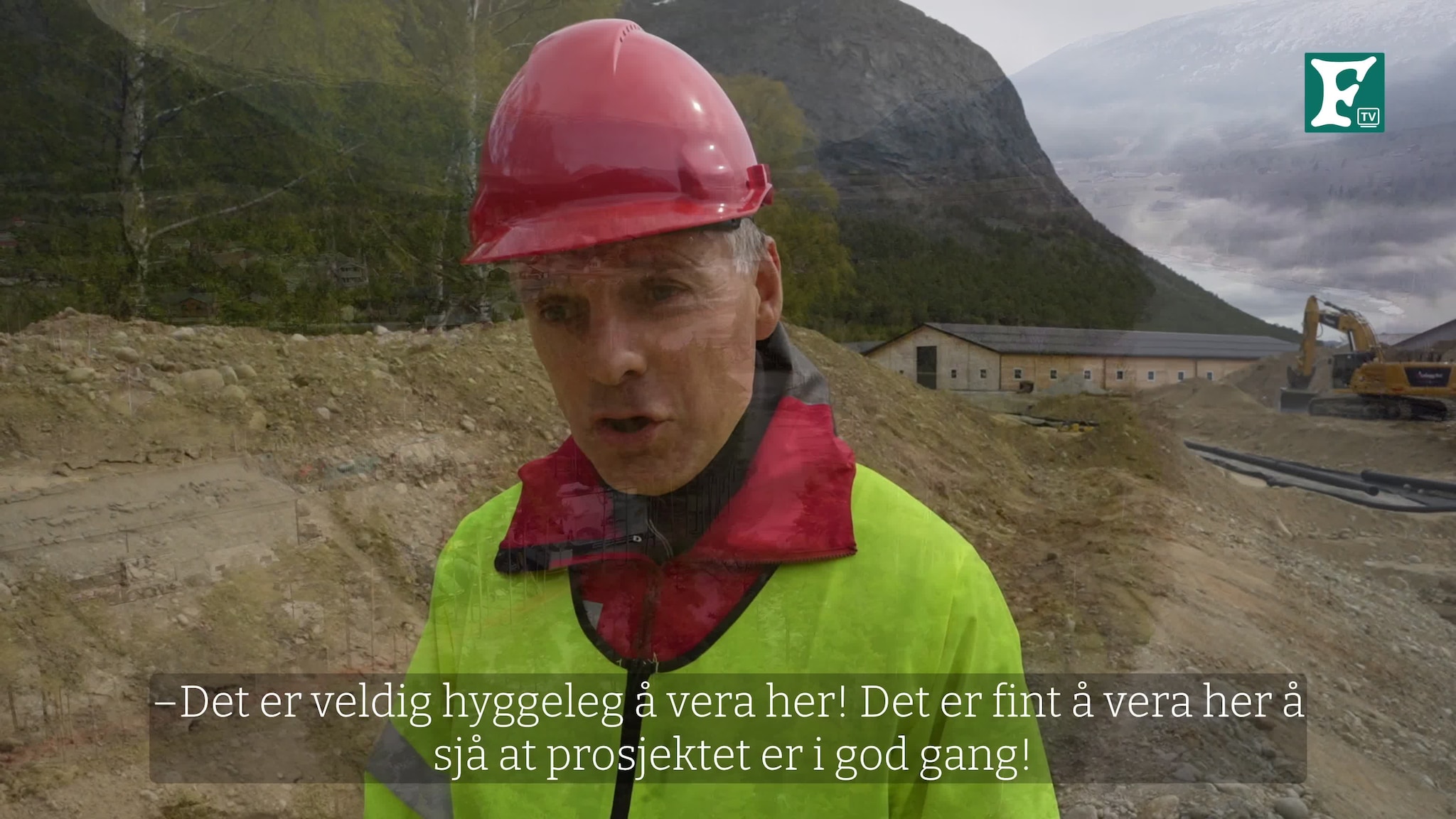 NVE på befaring langs flaumsikringa av Bismo