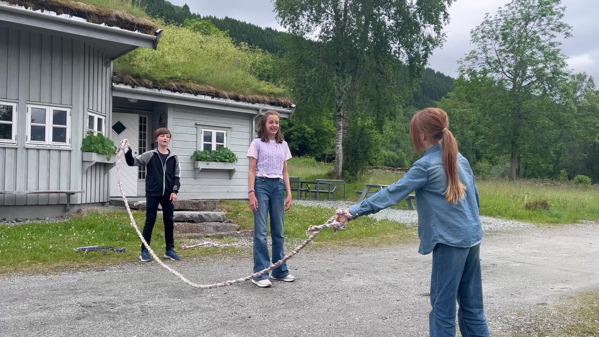 Spinnville dagar i Brudavolltunet