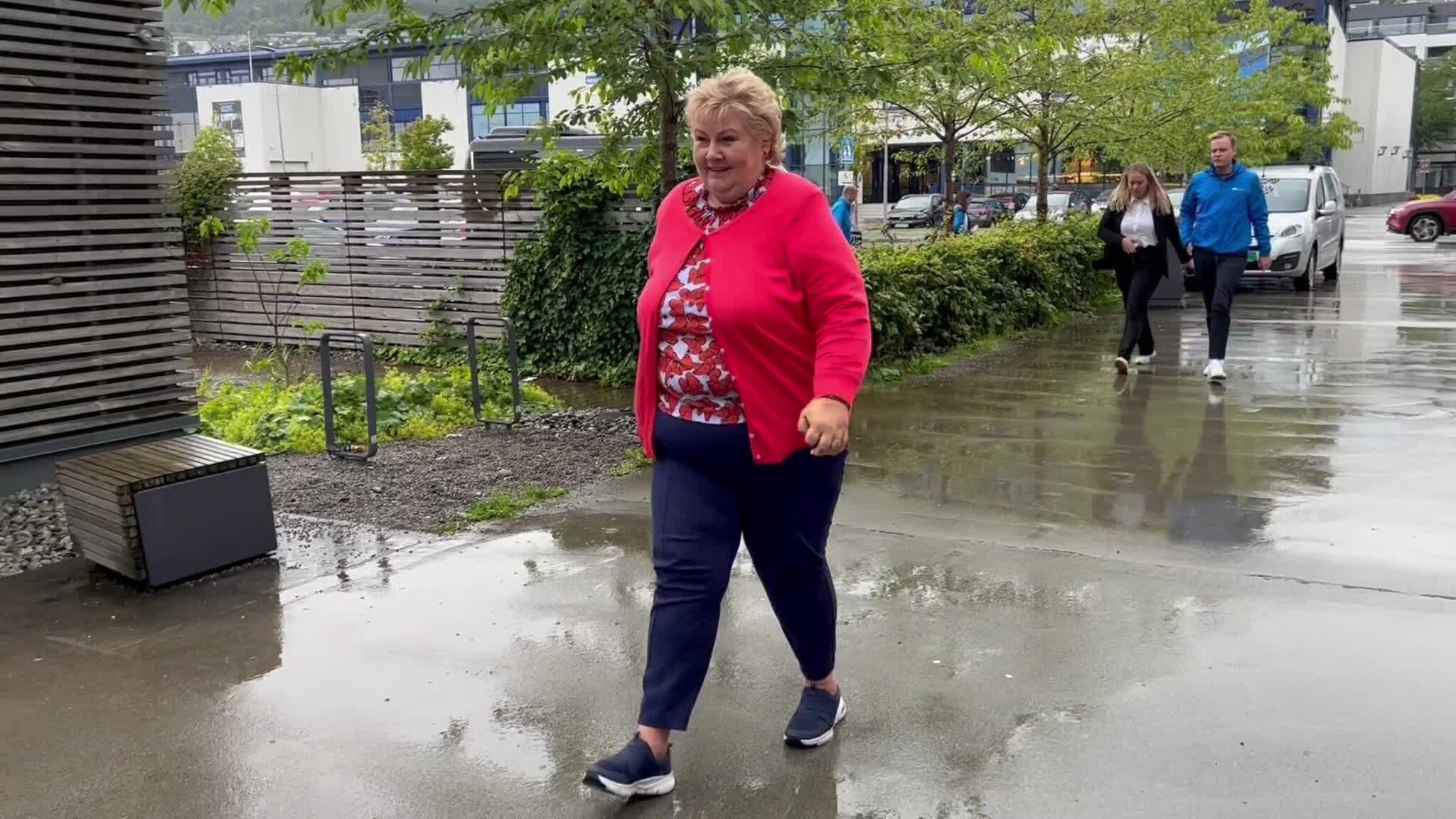 Erna vart tatt i mot som ei stjerne