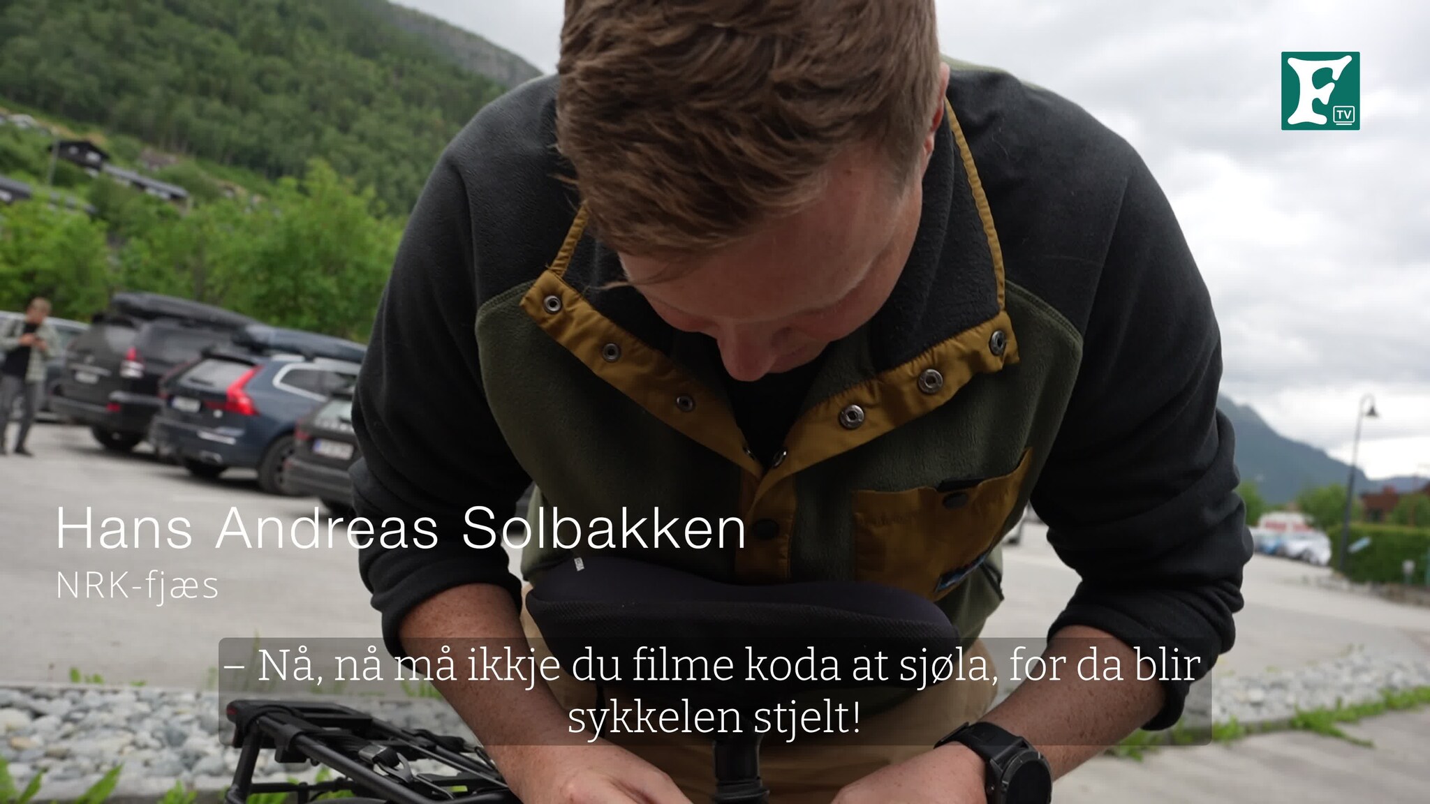 Hans Andreas og NRK er ute å syklar!