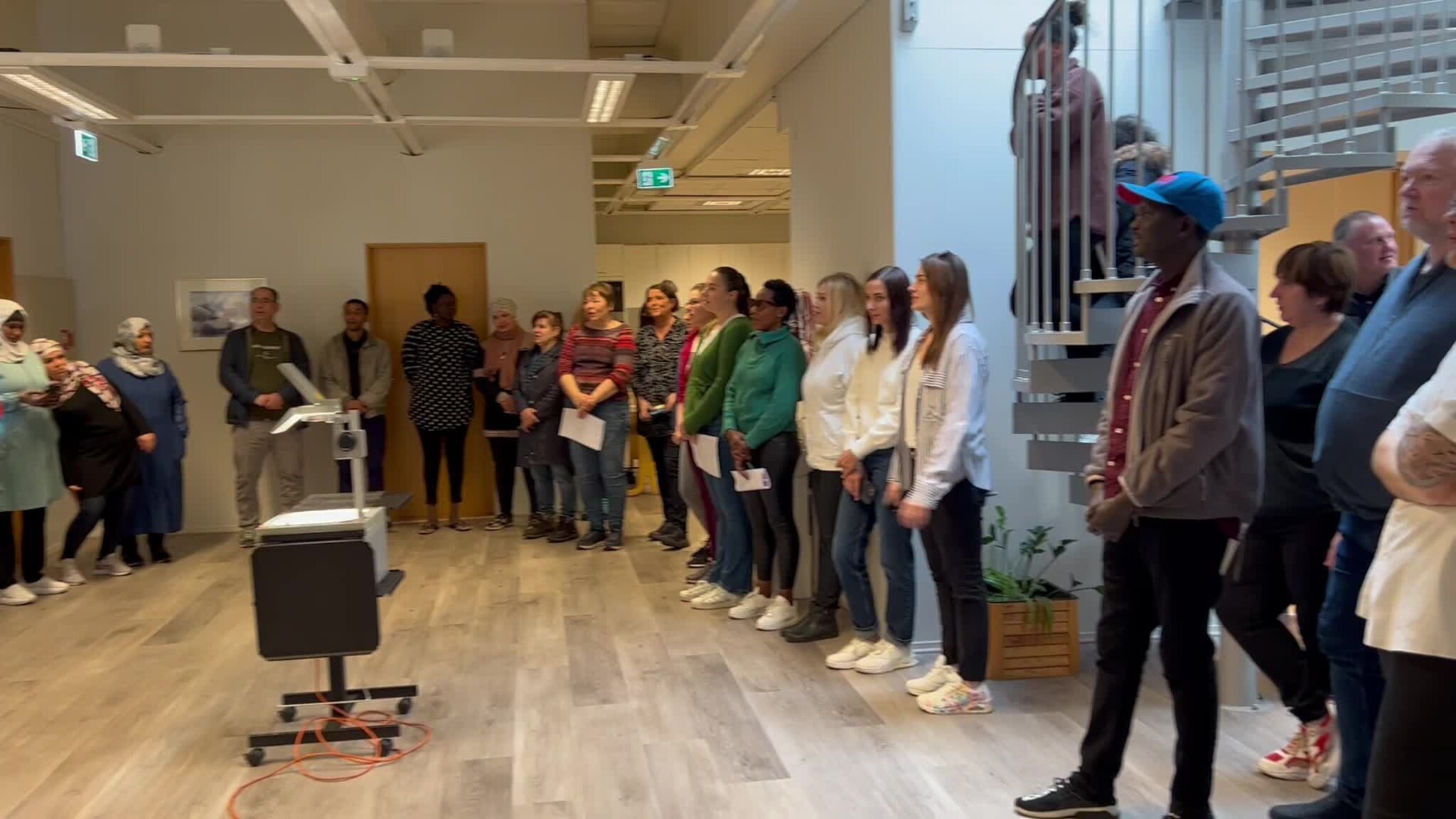 Stor glede under opninga av nyedelen