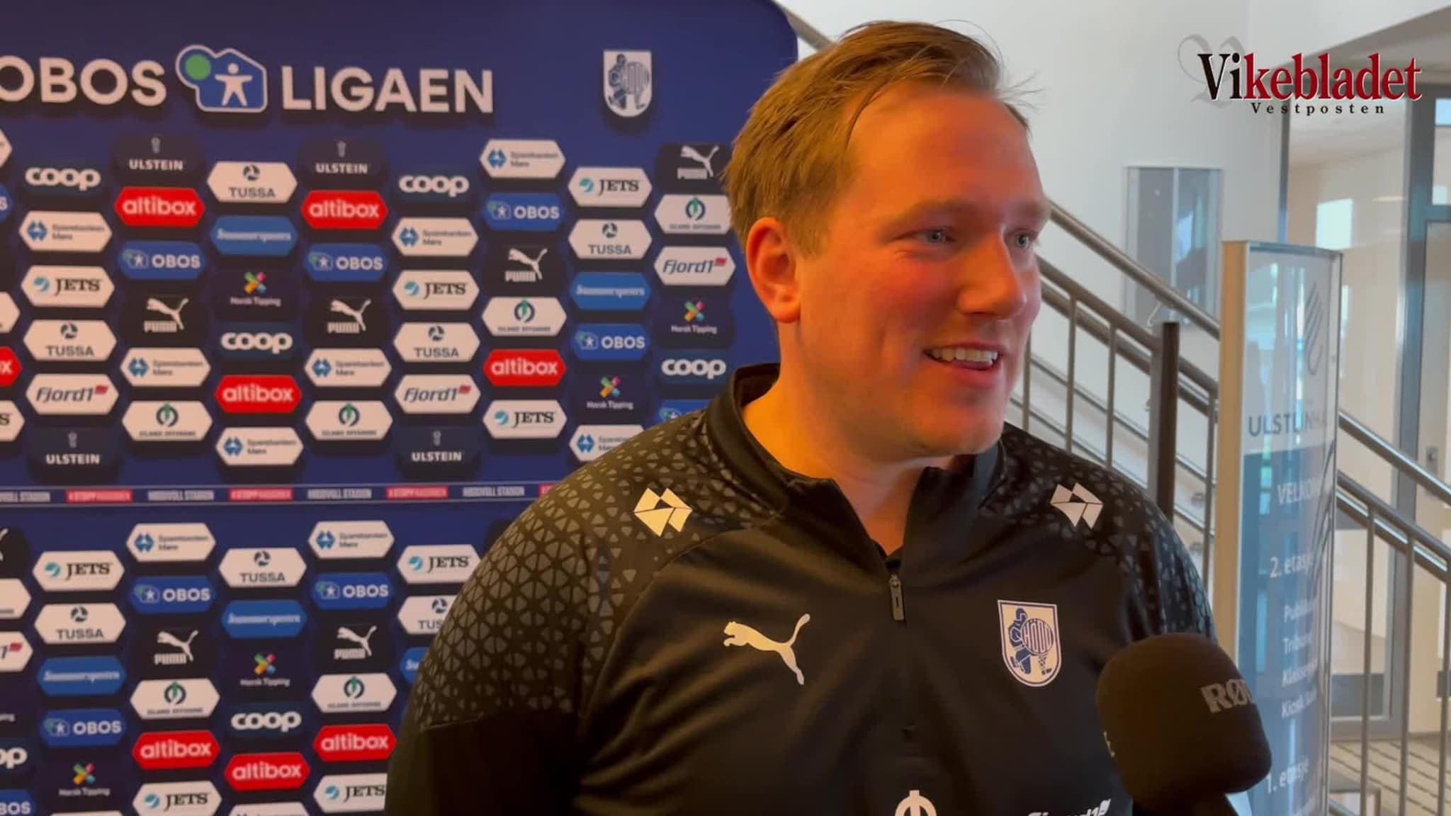 Joakim Dragsten etter 1-0 siger i serieopninga