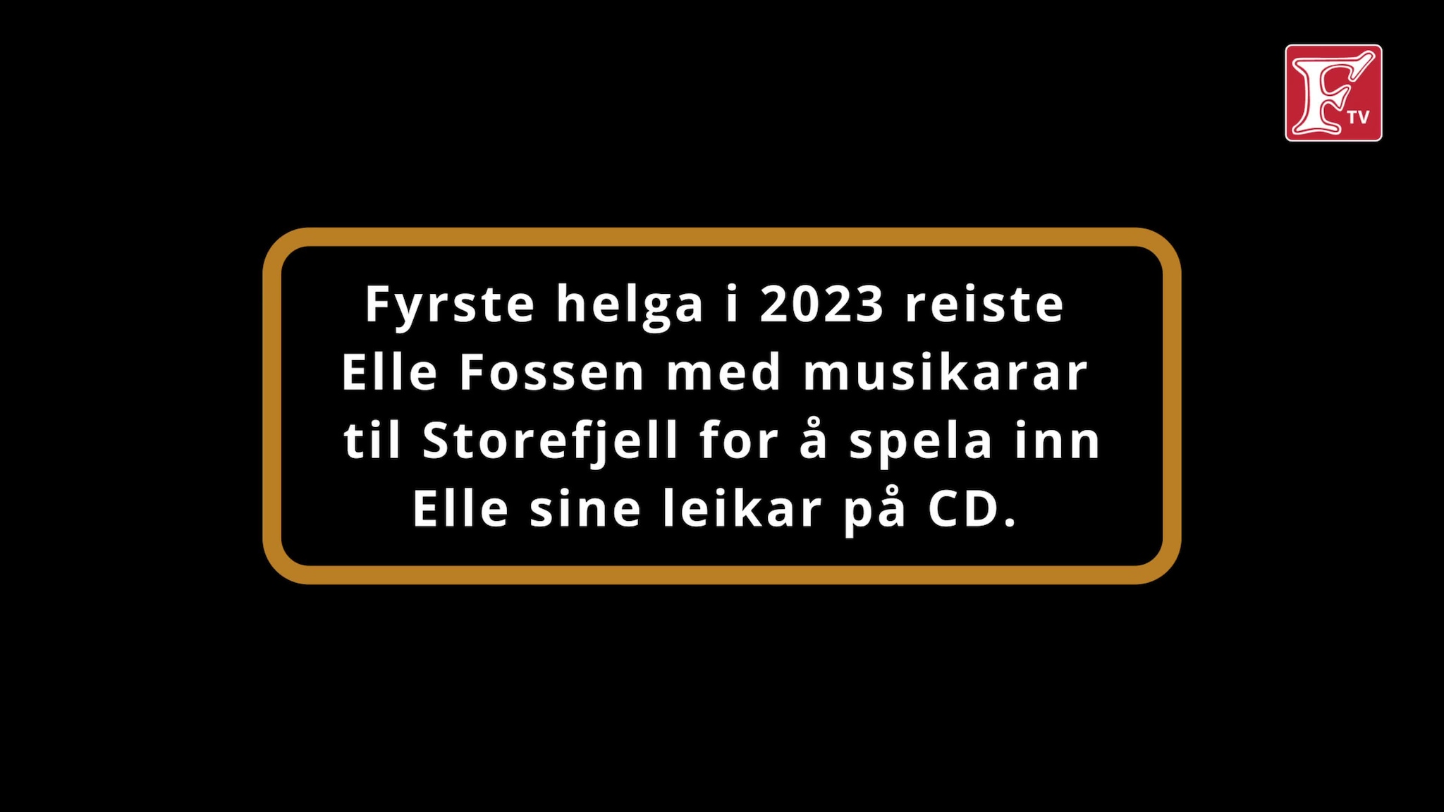 Del 1 - Elle og Kompani spelar inn plate