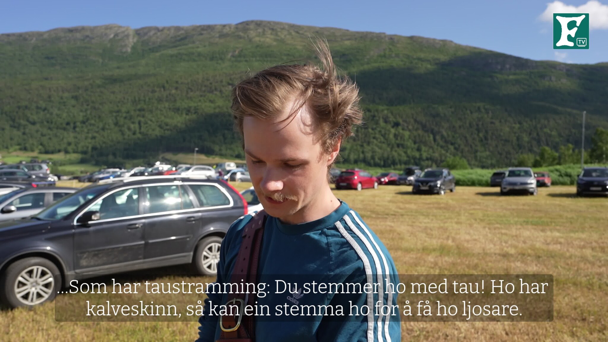 Slåttetrommis på Landskappleiken!