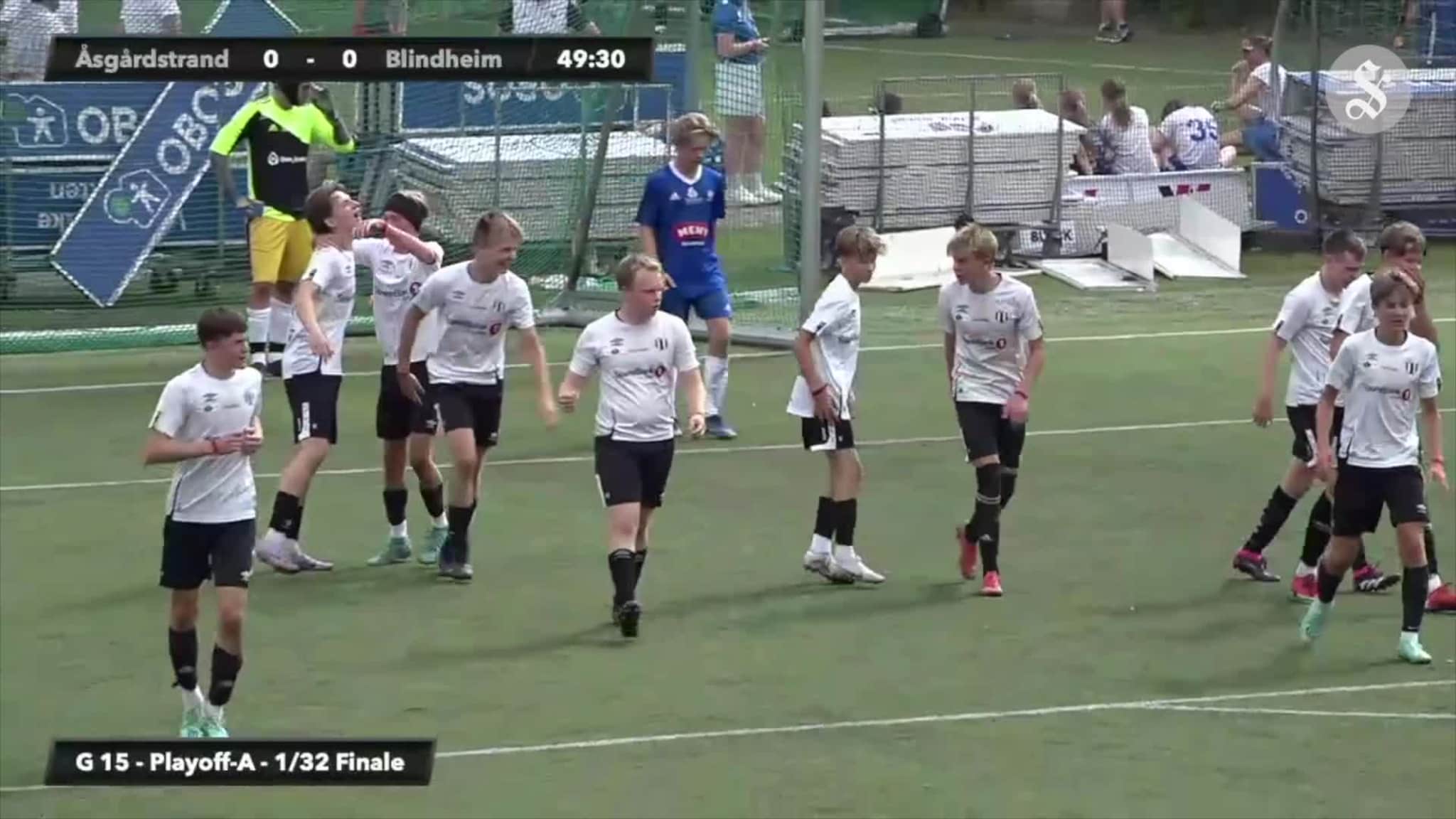 Engasjert fotballpappa på Norway Cup