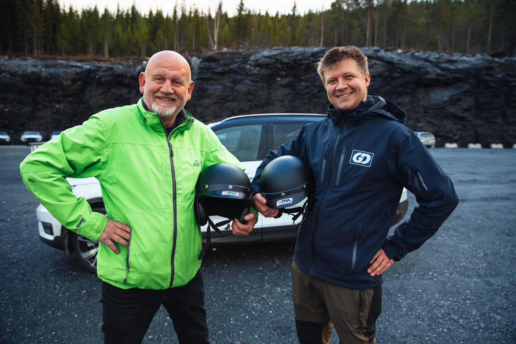 Turbo-Larsen tar innersvingen på GD.