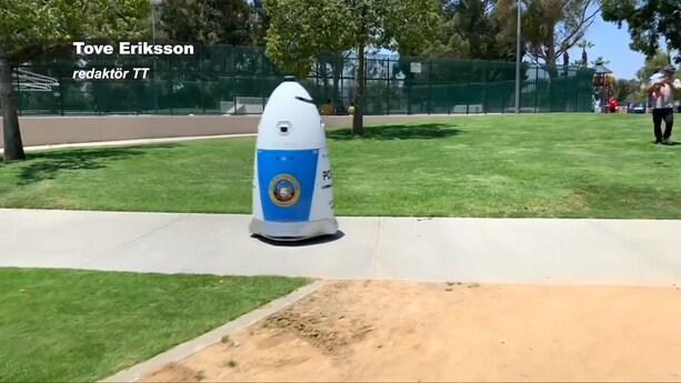 Robotpolis bekämpar brott i Kalifornien