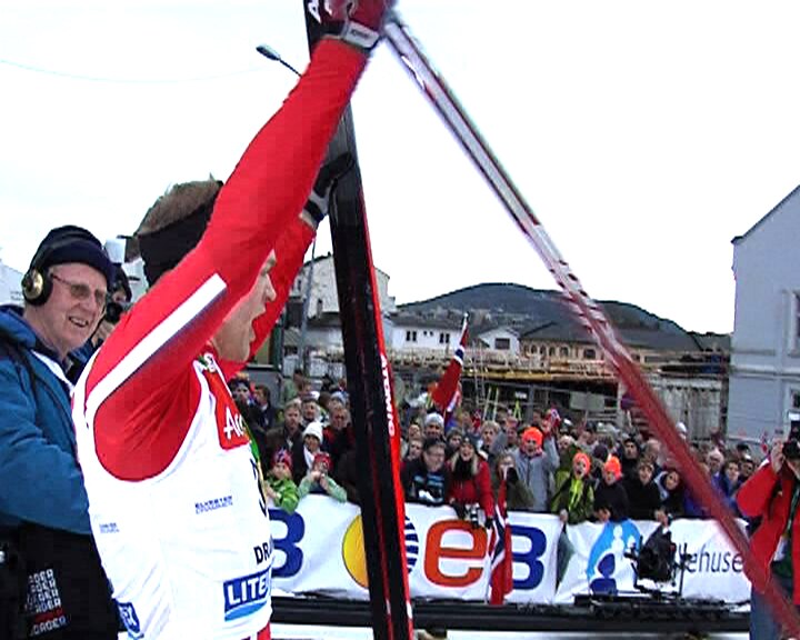 Børre Næss sprinttriumferte i Drammen VGTV