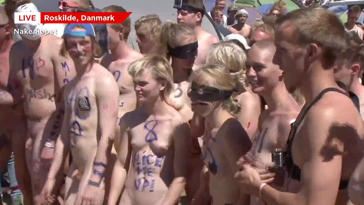 Nakenløpet på Roskilde-festivalen