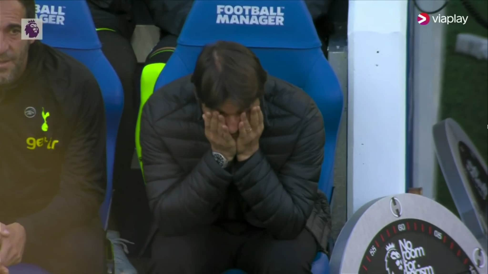 Conte was moved to tears during the touching tribute: