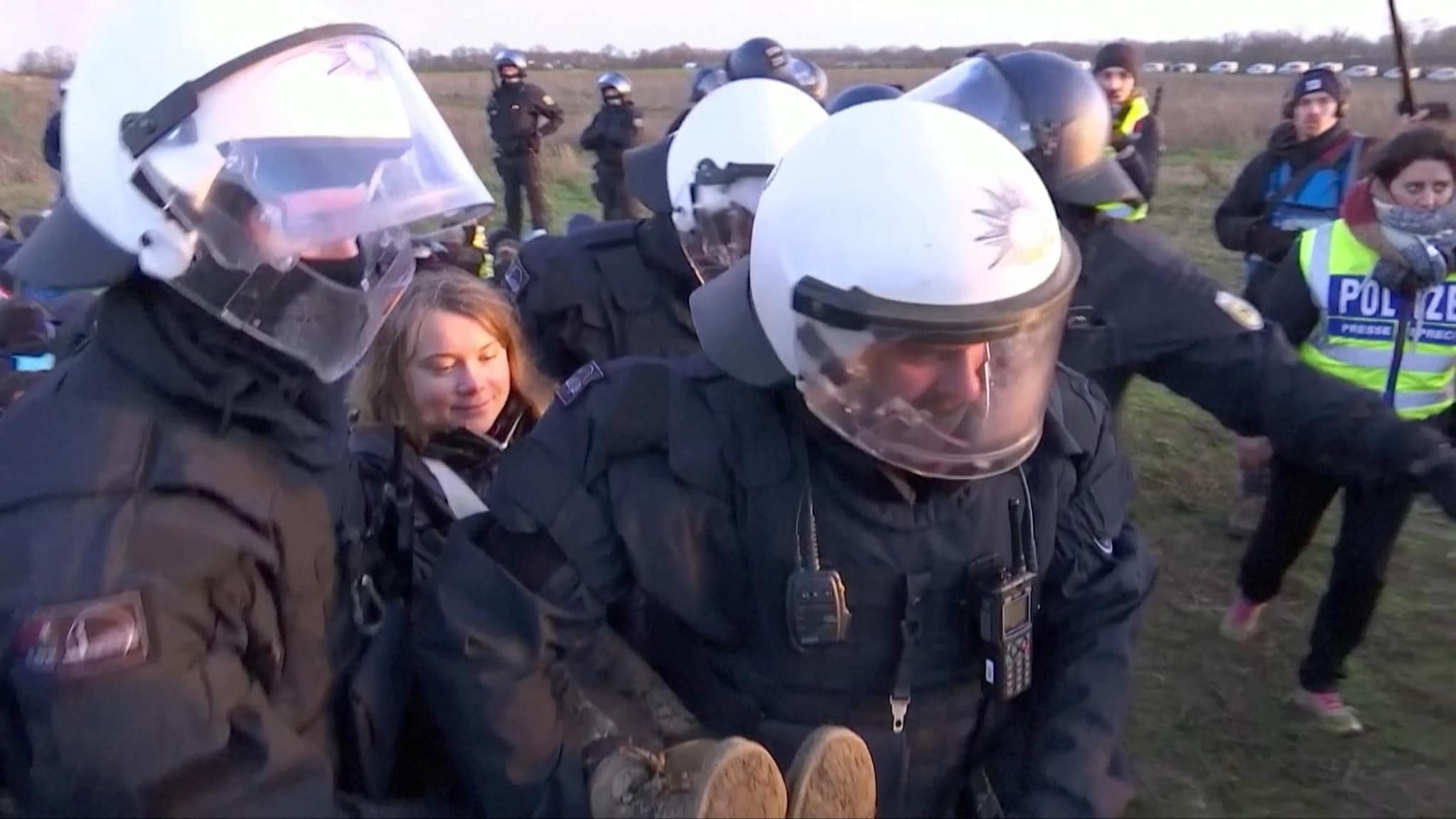 Greta Thunberg arrested by police in Germany