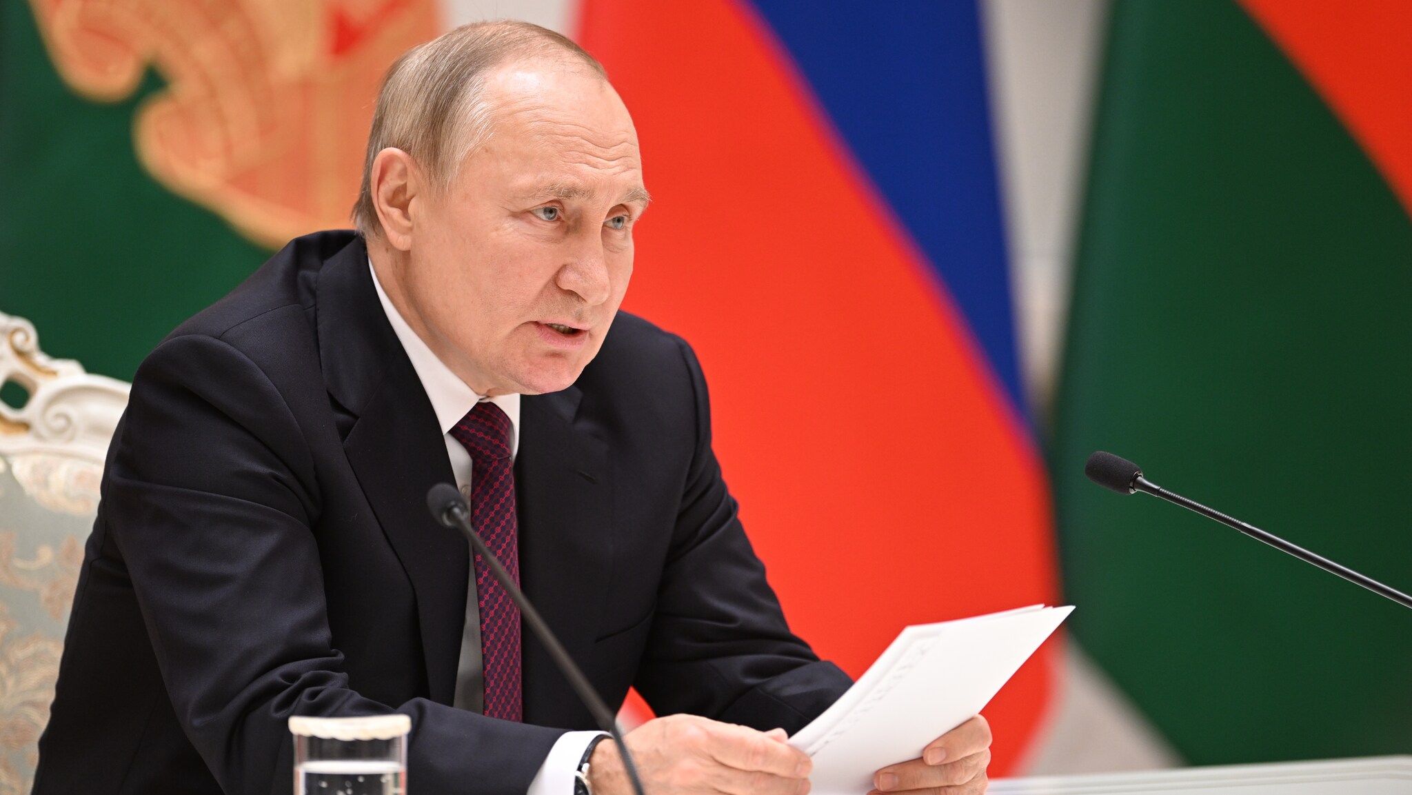 Il presidente Vladimir Putin riferisce gli obiettivi militari della Russia per il 2023