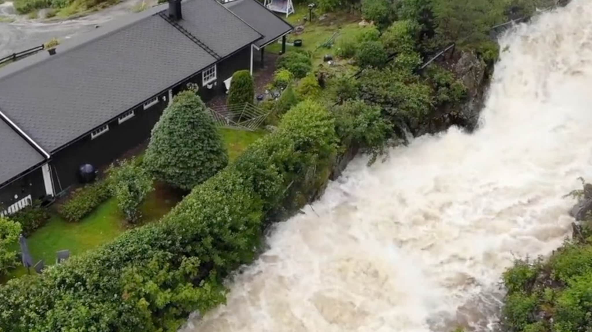 120 households evacuated in Søndre Land after extreme weather conditions “Hans”: – Not voluntarily