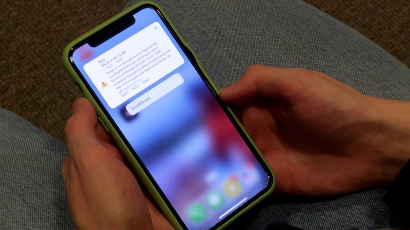 Derfor får du nødvarsel på mobilen din i dag