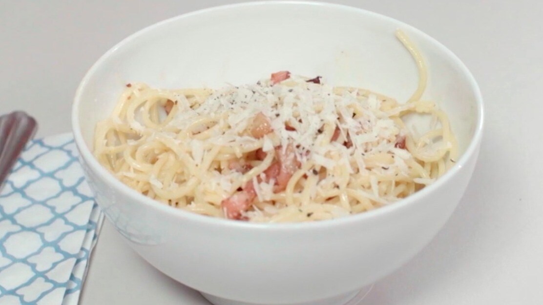 Digg pasta carbonara på 1-2-3 - VGTV