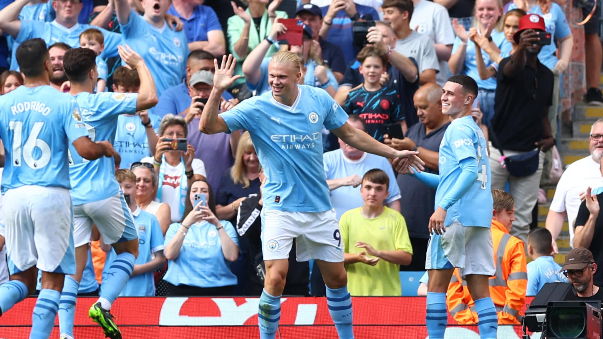 Erling Braut Haaland wreaked havoc at Manchester City against Fulham: he scored twice and ended his home drought