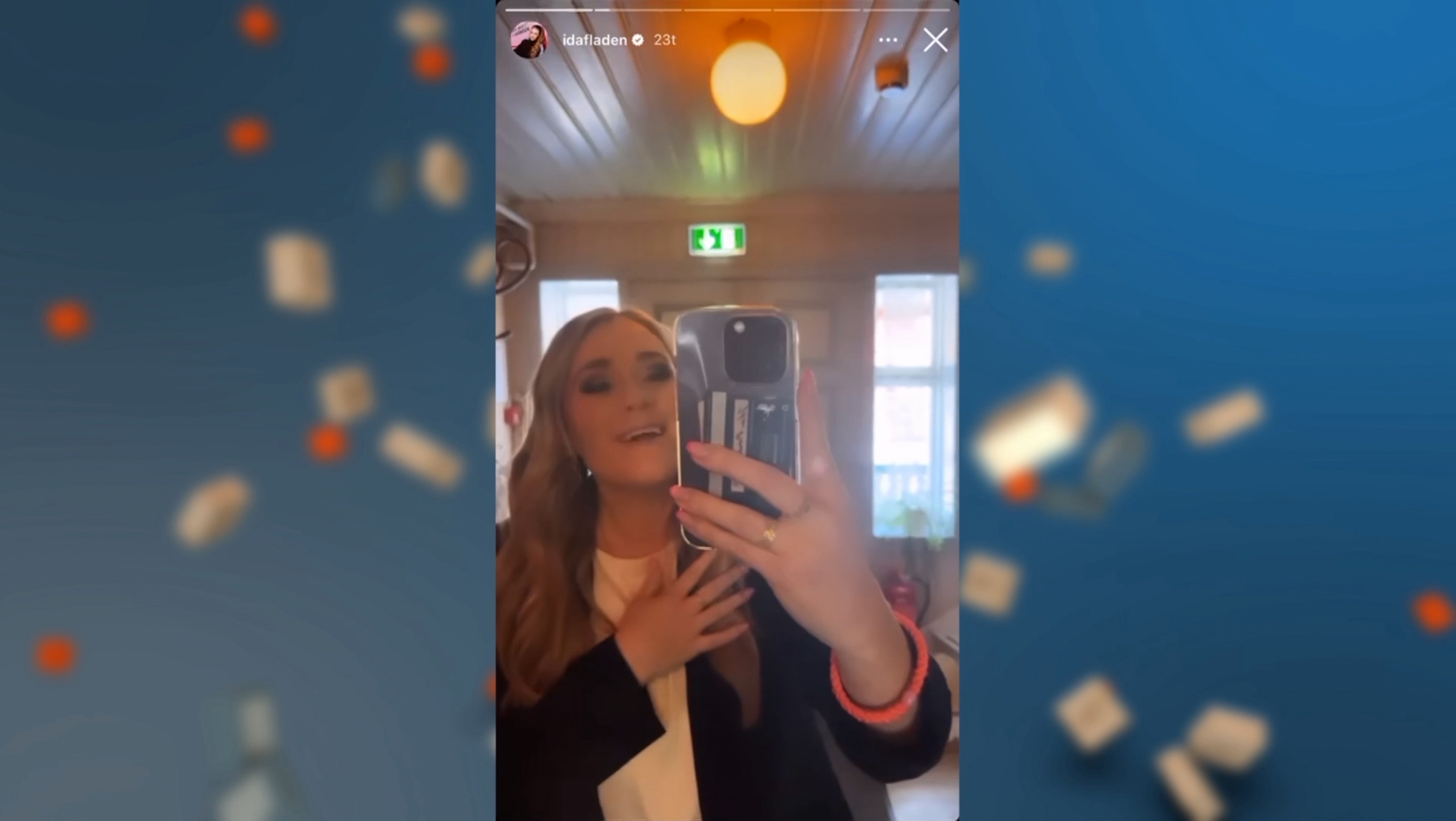 Ida Fladen med Instagram-video i bare trusa - VGTV